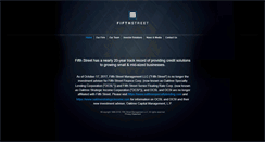 Desktop Screenshot of fifthstreetfinance.com